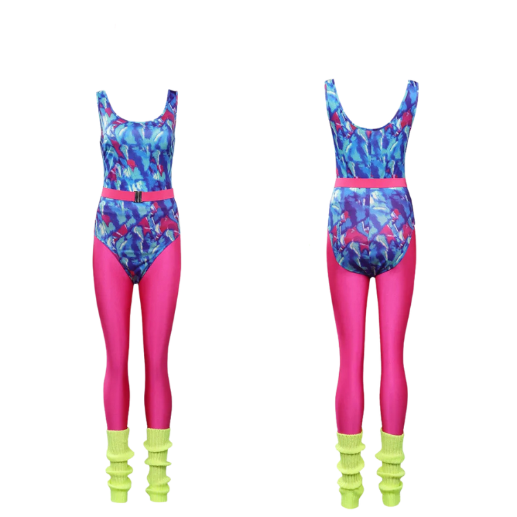 Sweat It Out 80s Retro Aerobics Costume