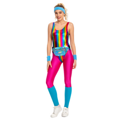 Sweat It Out 80s Retro Aerobics Costume