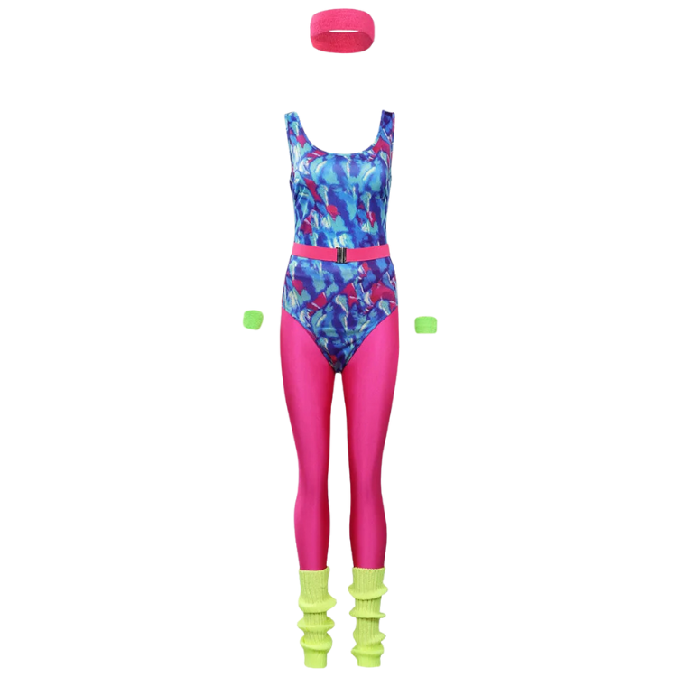 Sweat It Out 80s Retro Aerobics Costume