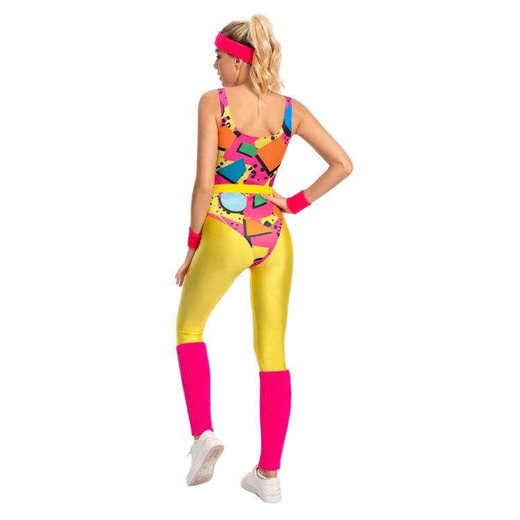 Sweat It Out 80s Retro Aerobics Costume