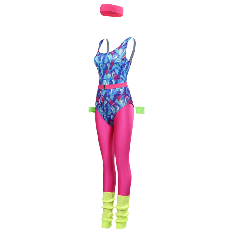 Sweat It Out 80s Retro Aerobics Costume
