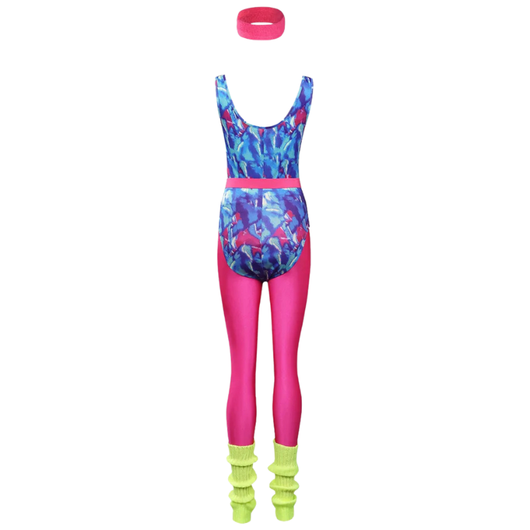 Sweat It Out 80s Retro Aerobics Costume