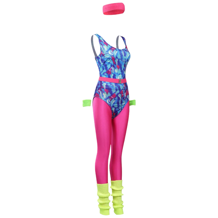Sweat It Out 80s Retro Aerobics Costume