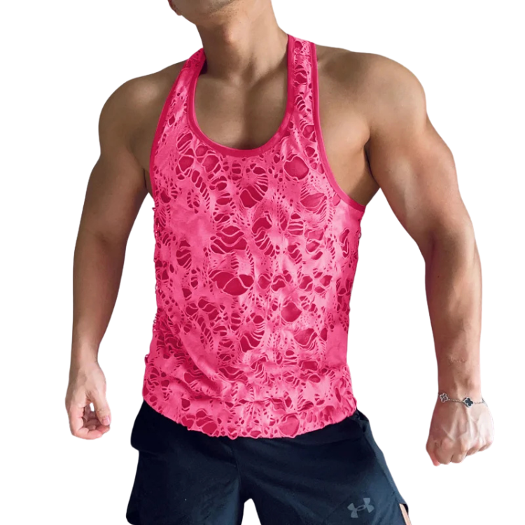 Texture Tease Casual Tank Top