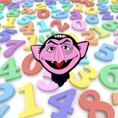 The Count Enamel Pin