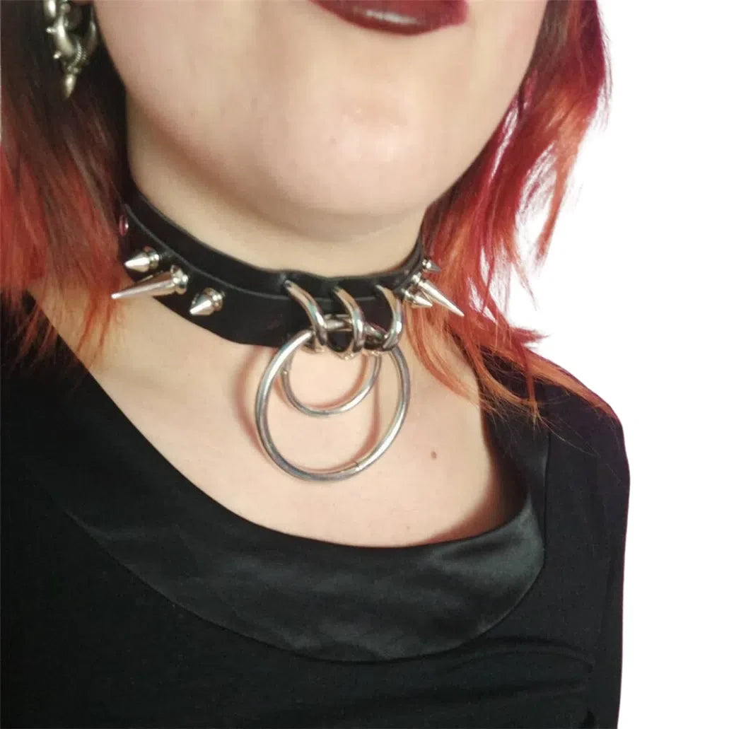 The Fashion Of Kink Rivet Collar Chokers