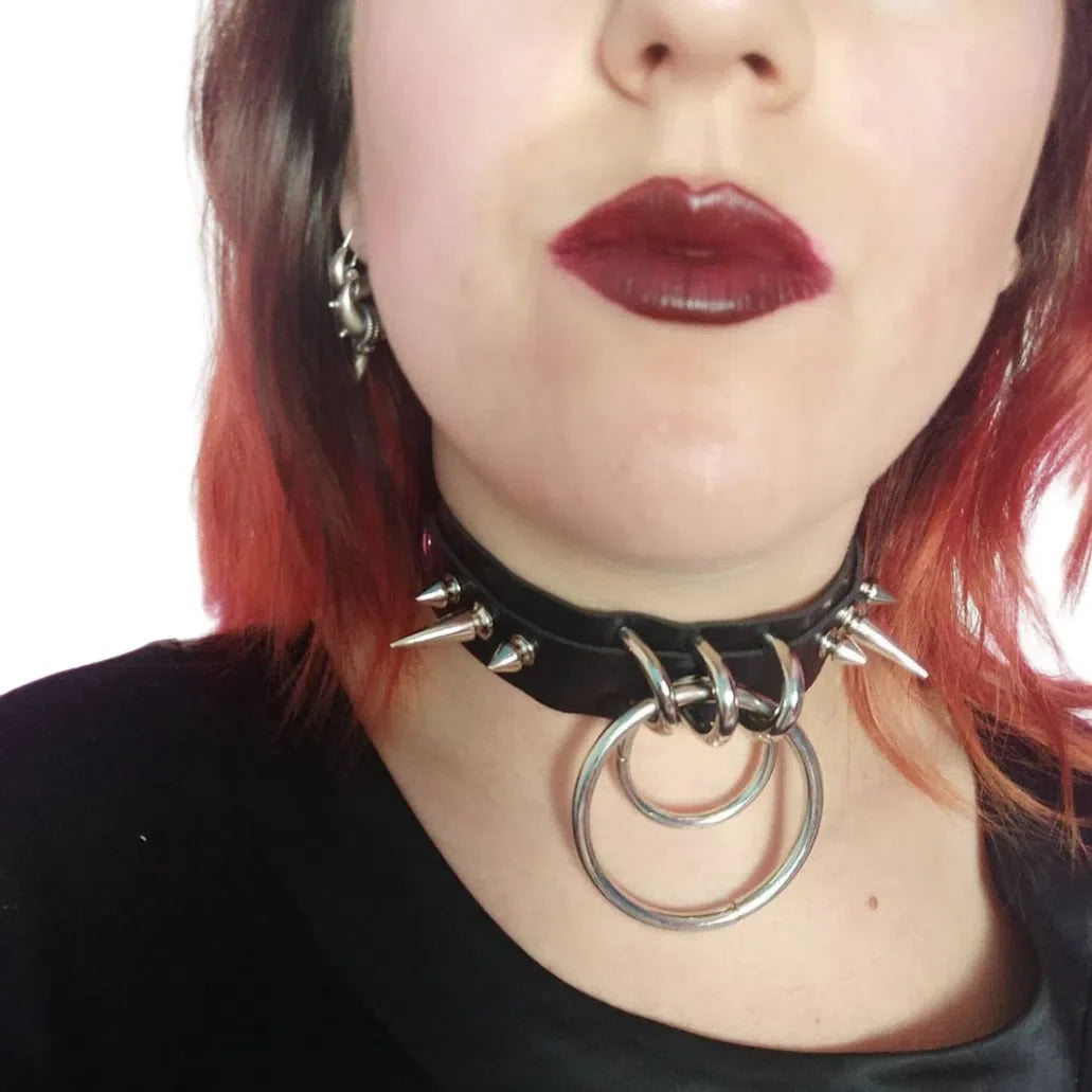 The Fashion Of Kink Rivet Collar Chokers