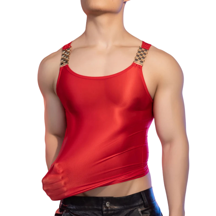 The Top That Tops Transparent Glam Tank