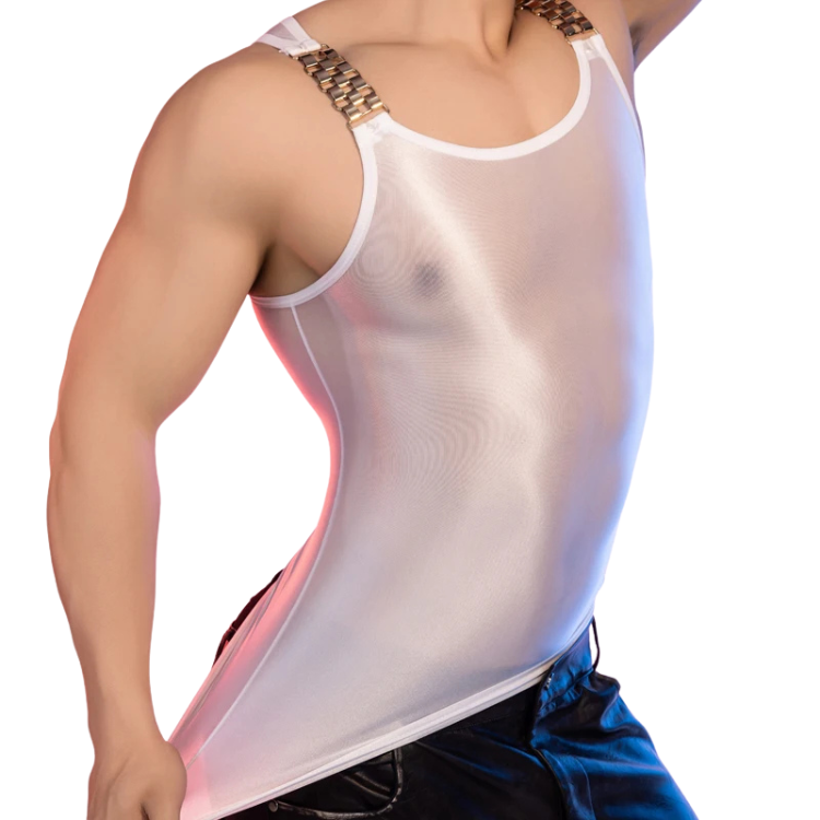 The Top That Tops Transparent Glam Tank