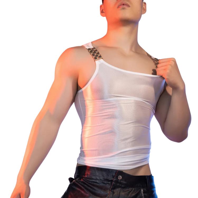 The Top That Tops Transparent Glam Tank