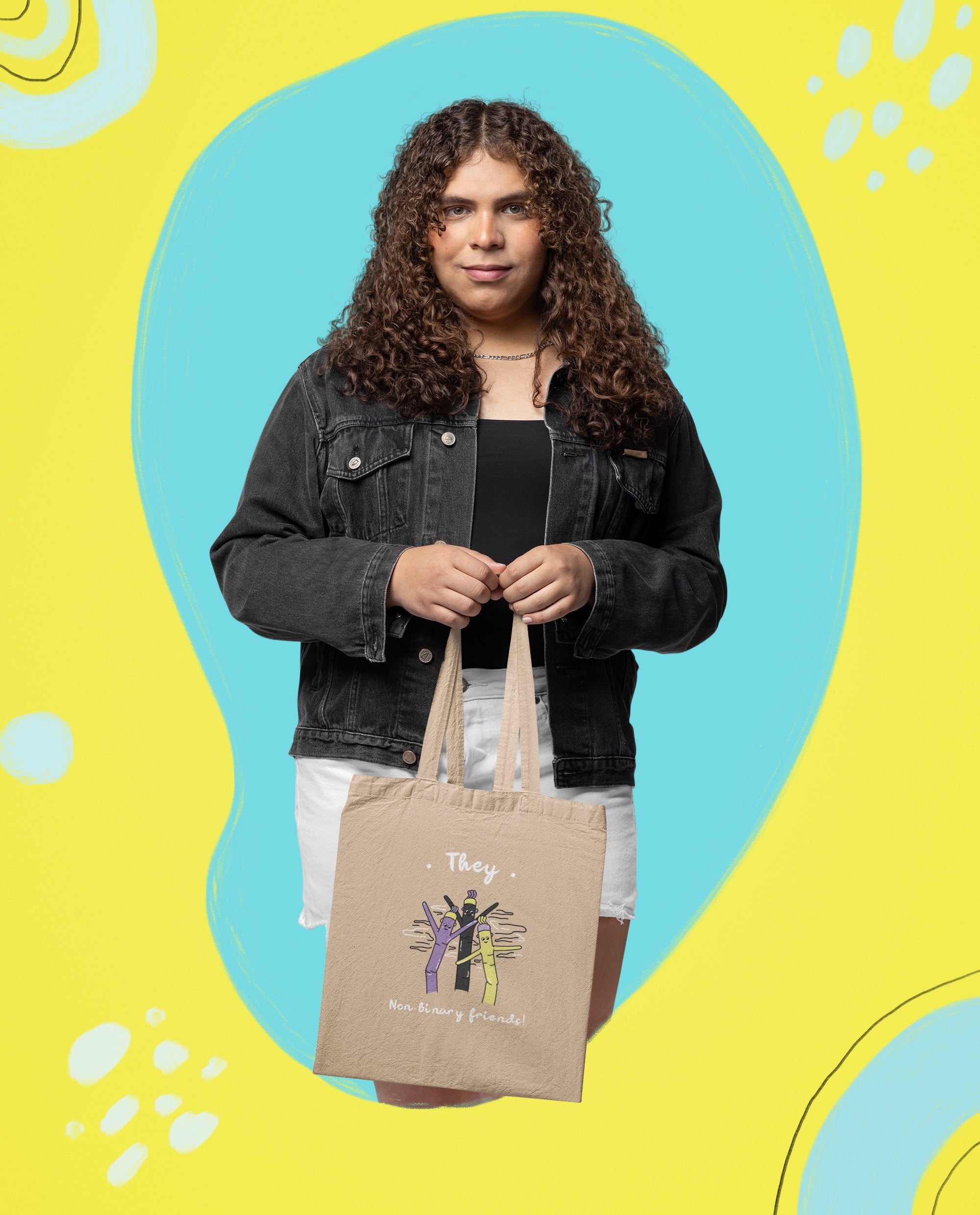They Non-Binary Friends Eco Tote Bag