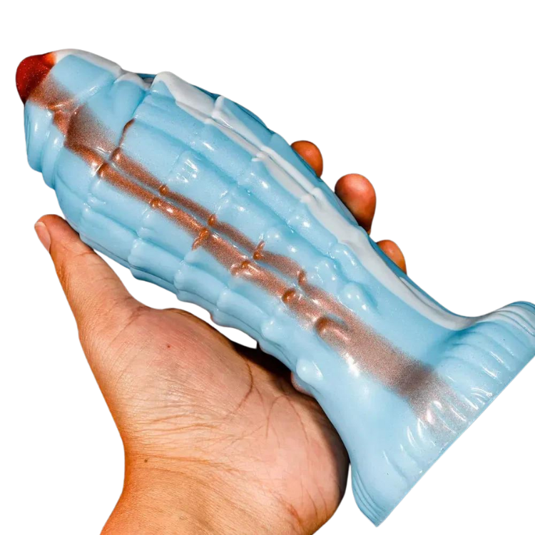 Thick Suction Cup Dragonscale Dildo