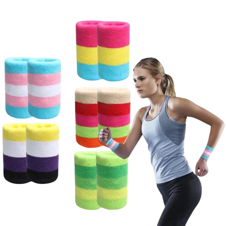 Transgender Pride Wrist Sweatband