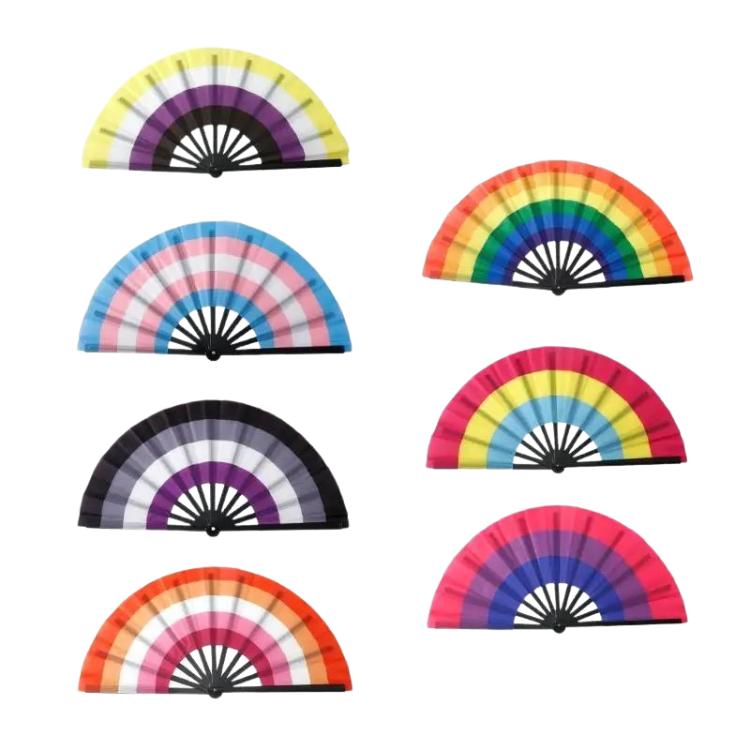 Trasngender Pride Folding Fan