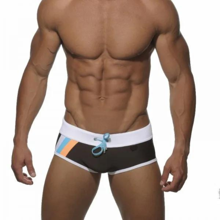 Triple Stripe Square Cut Swimwear