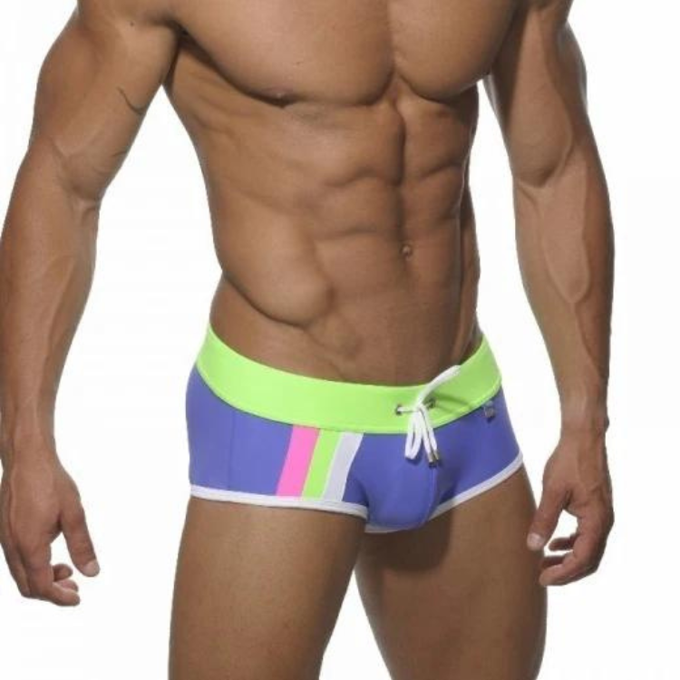 Triple Stripe Square Cut Swimwear