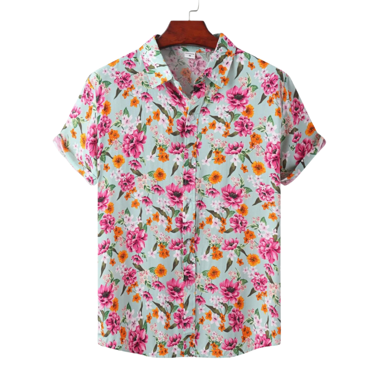 Tropical Vibes Short Sleeve Shirts
