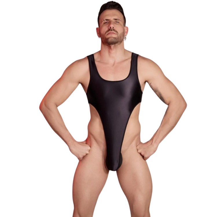 Ultra-Sexy High Cut Backless Bodysuit