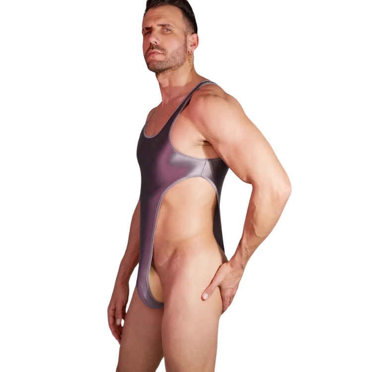 Ultra-Sexy High Cut Backless Bodysuit