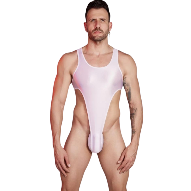 Ultra-Sexy High Cut Backless Bodysuit