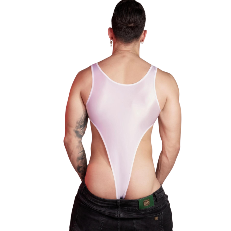 Ultra-Sexy High Cut Backless Bodysuit
