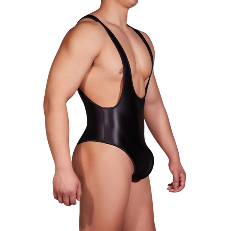 Va-Va-Voom V Neck Bodysuit For Men
