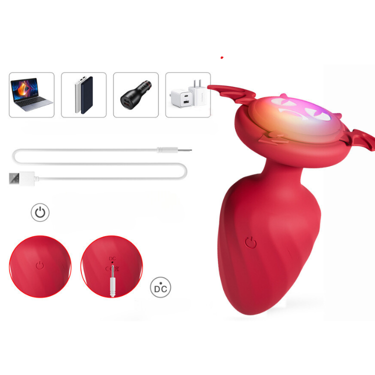 Vibrating Demon Butt Plug