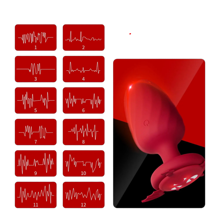 Vibrating Demon Butt Plug