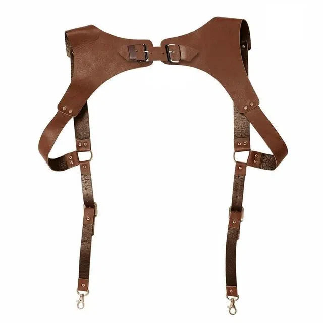 Vintage Punk Adjustable Clip-On Shoulder Suspenders