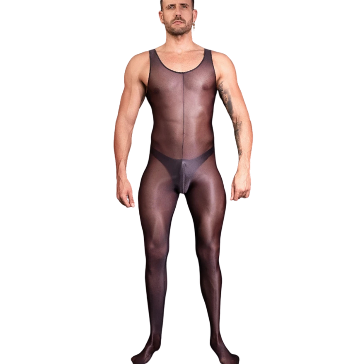 X-Ray Vision Mesh Fantasy Jumpsuit