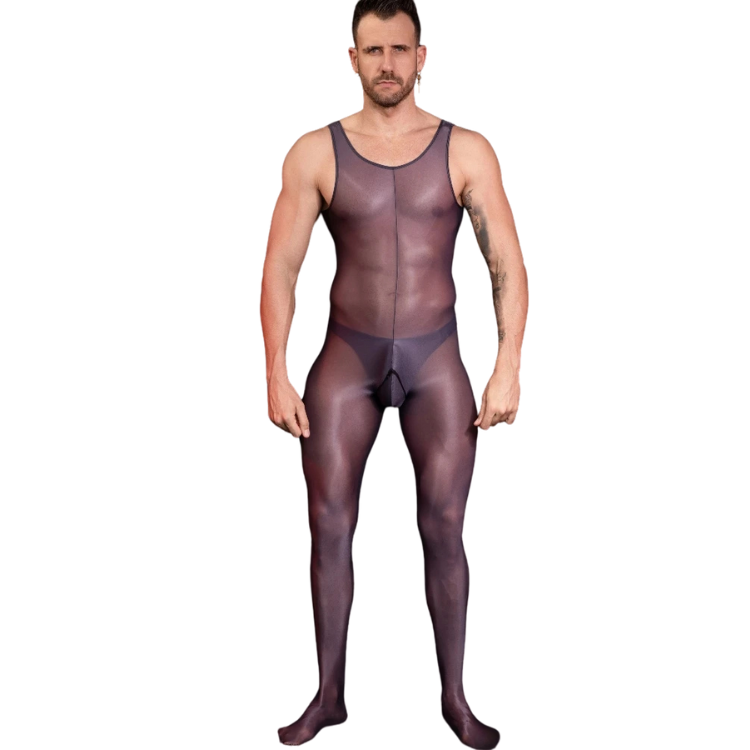 X-Ray Vision Mesh Fantasy Jumpsuit