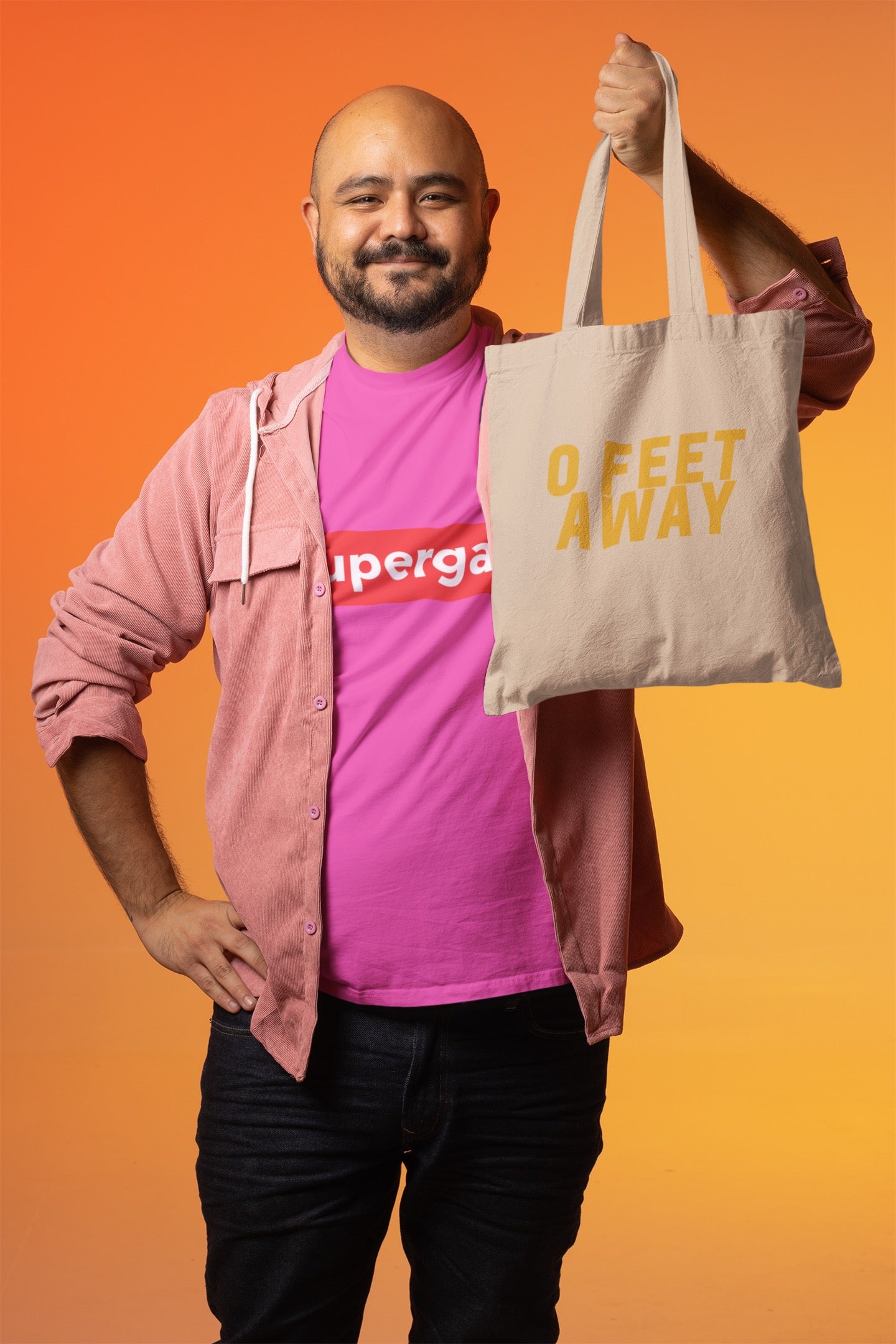Zero Feet Away Grindr Eco Tote Bag