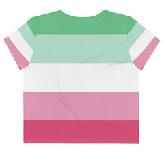 Abrosexual All-Over Crop T-Shirt