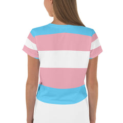 Transgender All-Over Crop T-Shirt