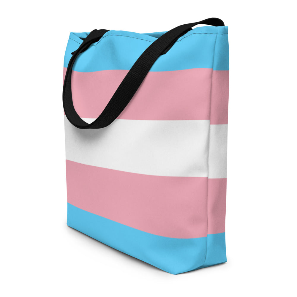 Transgender Pride Extra Large Tote Bag