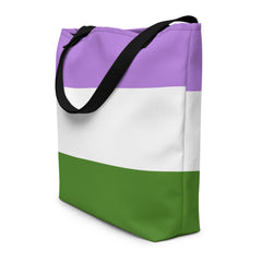 Genderqueer Extra Large Tote Bag
