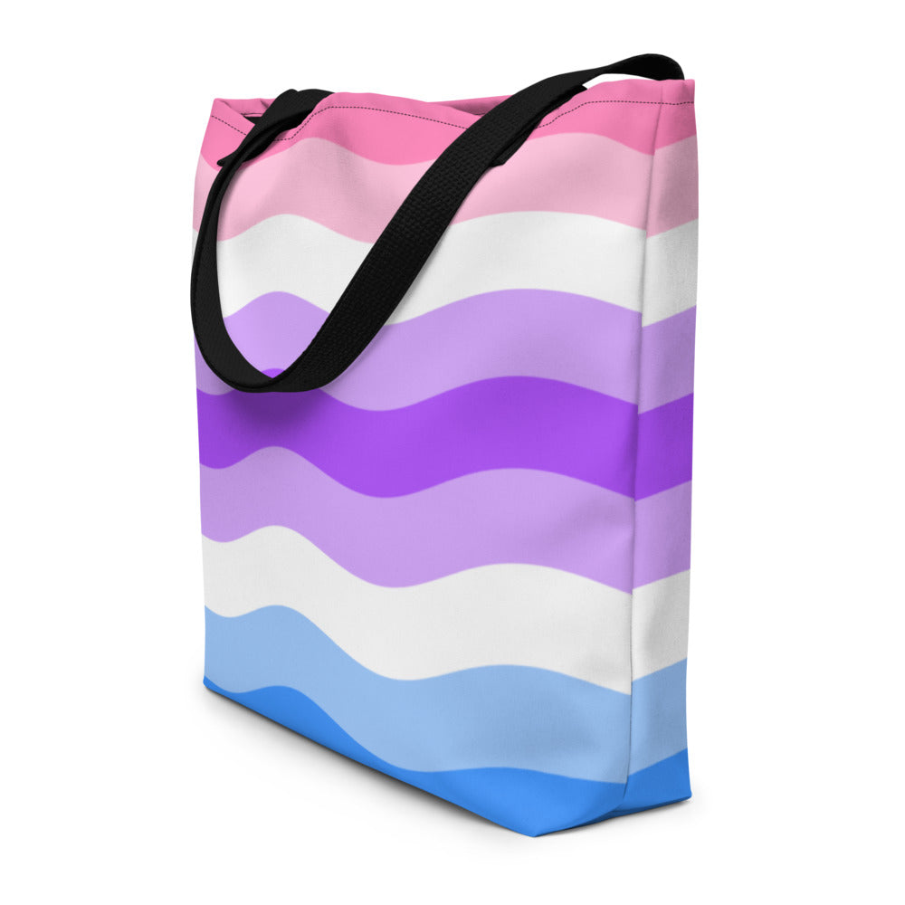 Alternative Genderfluid Extra Large Tote Bag