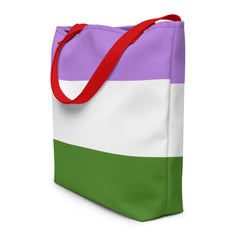 Genderqueer Extra Large Tote Bag