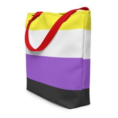 Non-Binary Extra Large Tote Bag