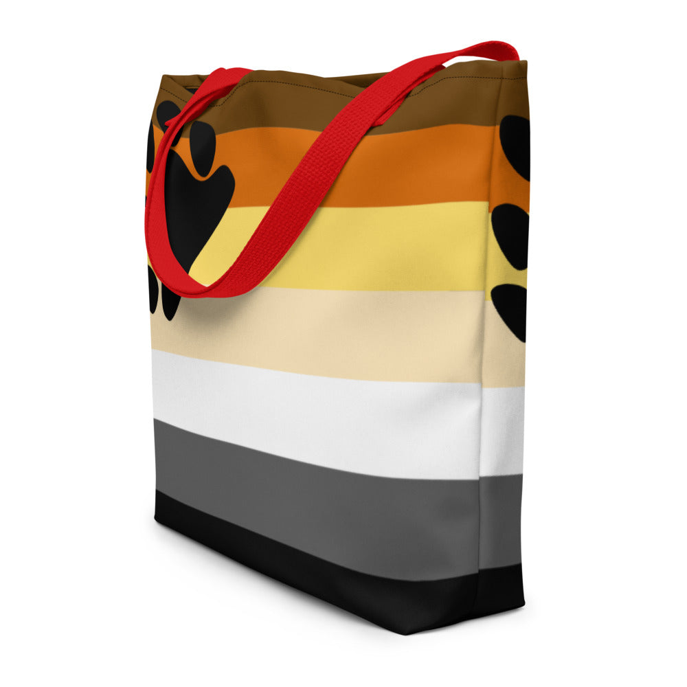 Gay Bear Pride Extra Large Tote Bag