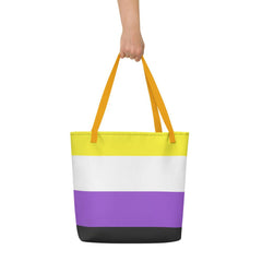 Non-Binary Extra Large Tote Bag