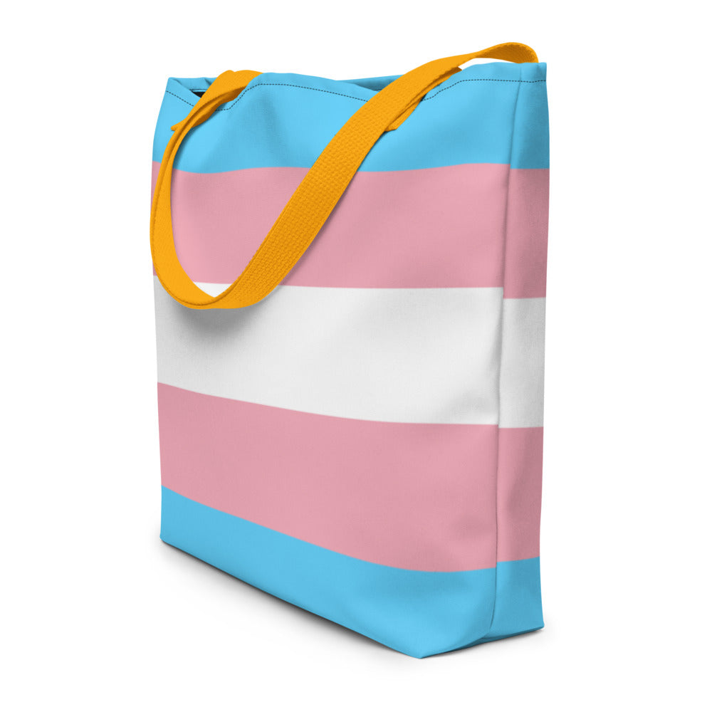 Transgender Pride Extra Large Tote Bag