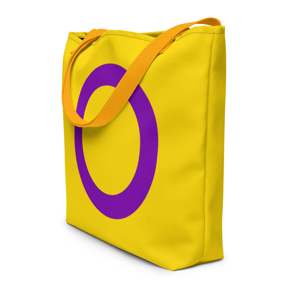 Intersex Pride Extra Large Tote Bag