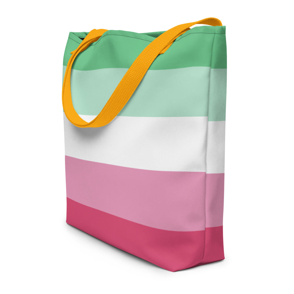 Abrosexual Pride Extra Large Tote Bag
