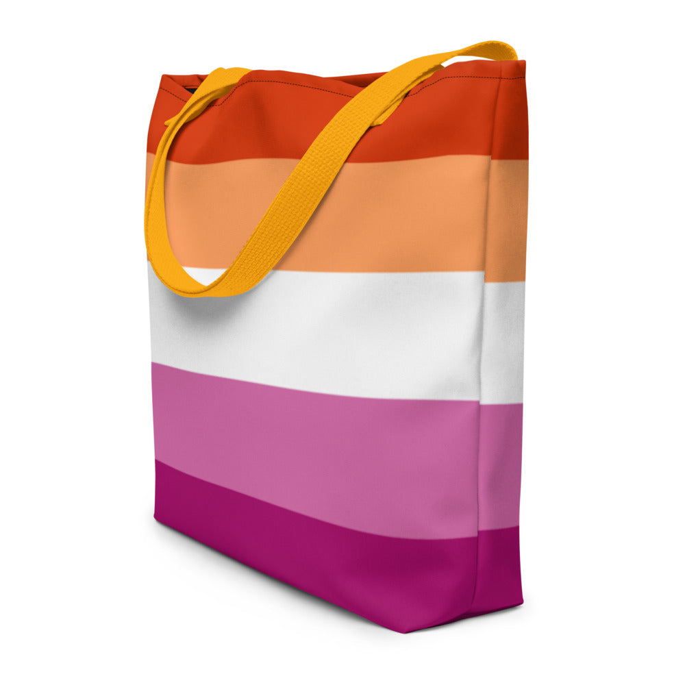 Lesbian Pride Extra Large Tote Bag
