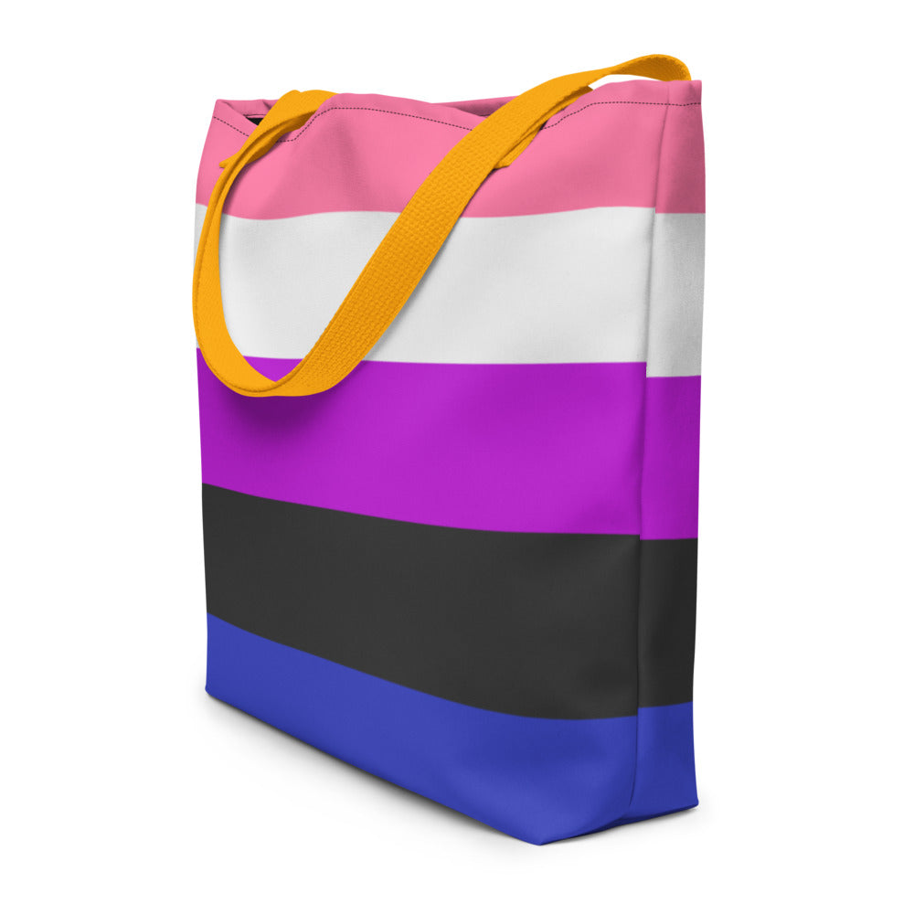 Genderfluid Extra Large Tote Bag