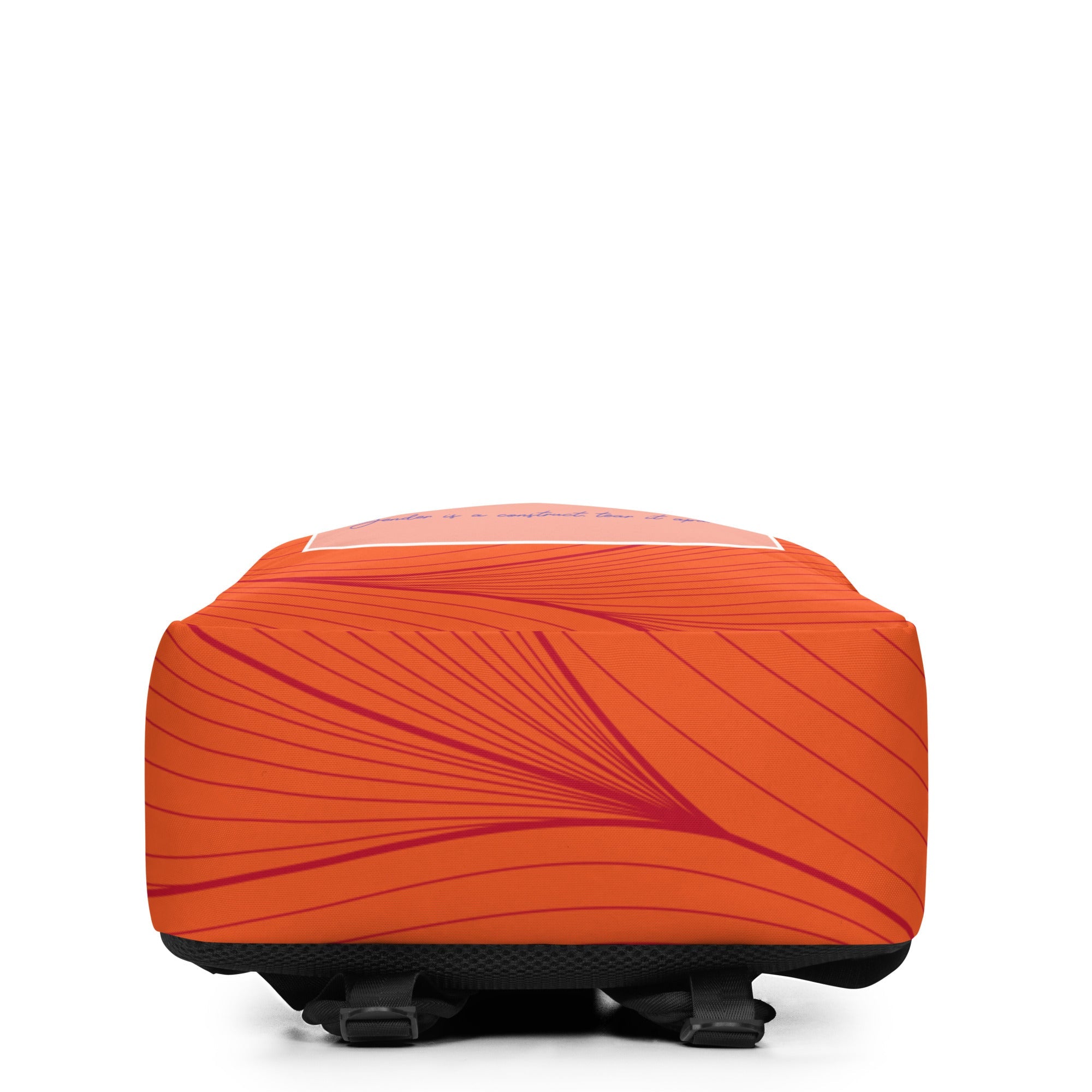 Gender Is A Construct Tear It Apart Minimalist Backpack