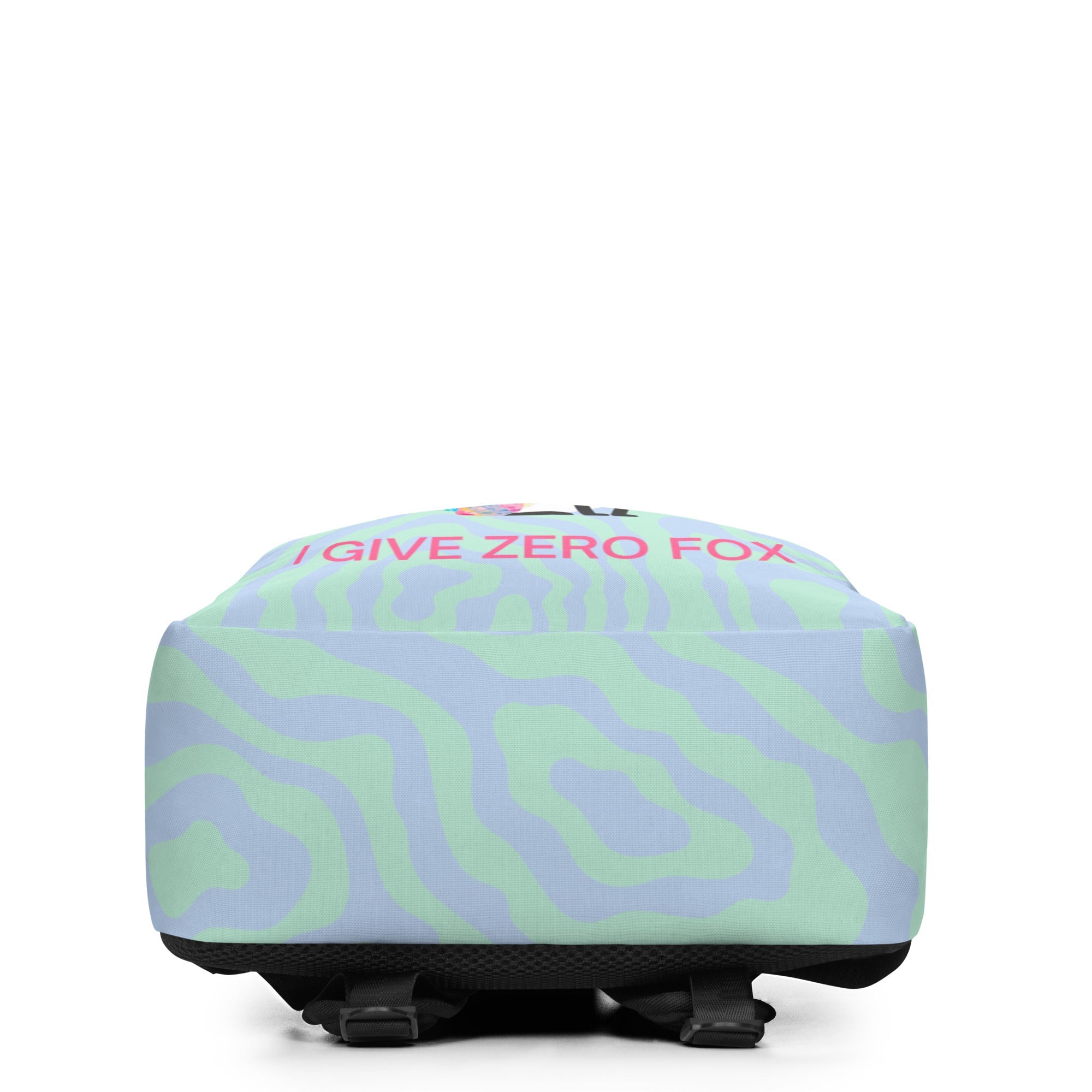 I Give Zero Fox Glitter Minimalist Backpack