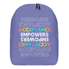 Acceptance Empowers Minimalist Backpack