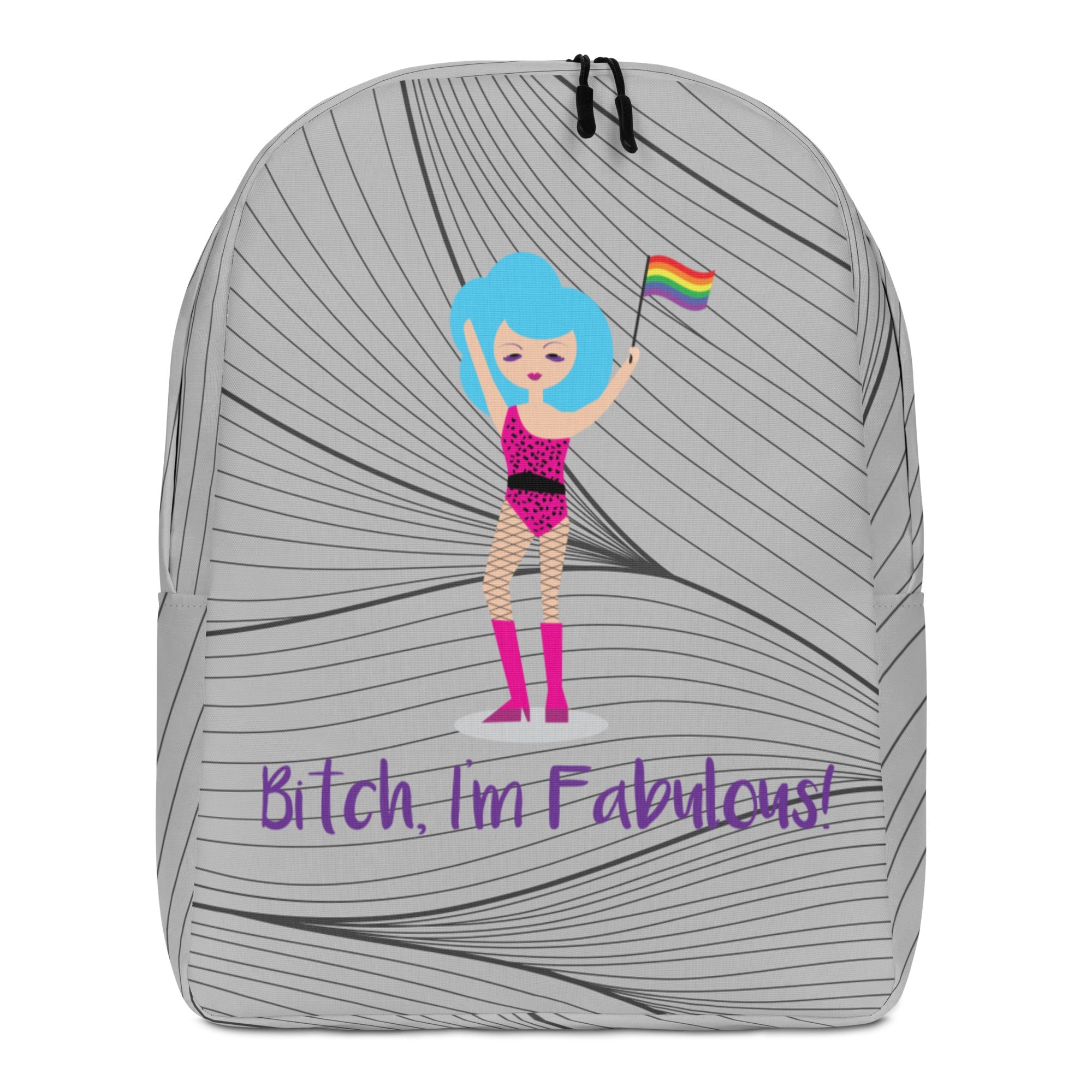 Bitch I'm Fabulous! Drag Queen Minimalist Backpack
